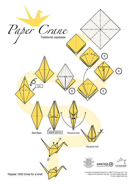 paper crane instructions